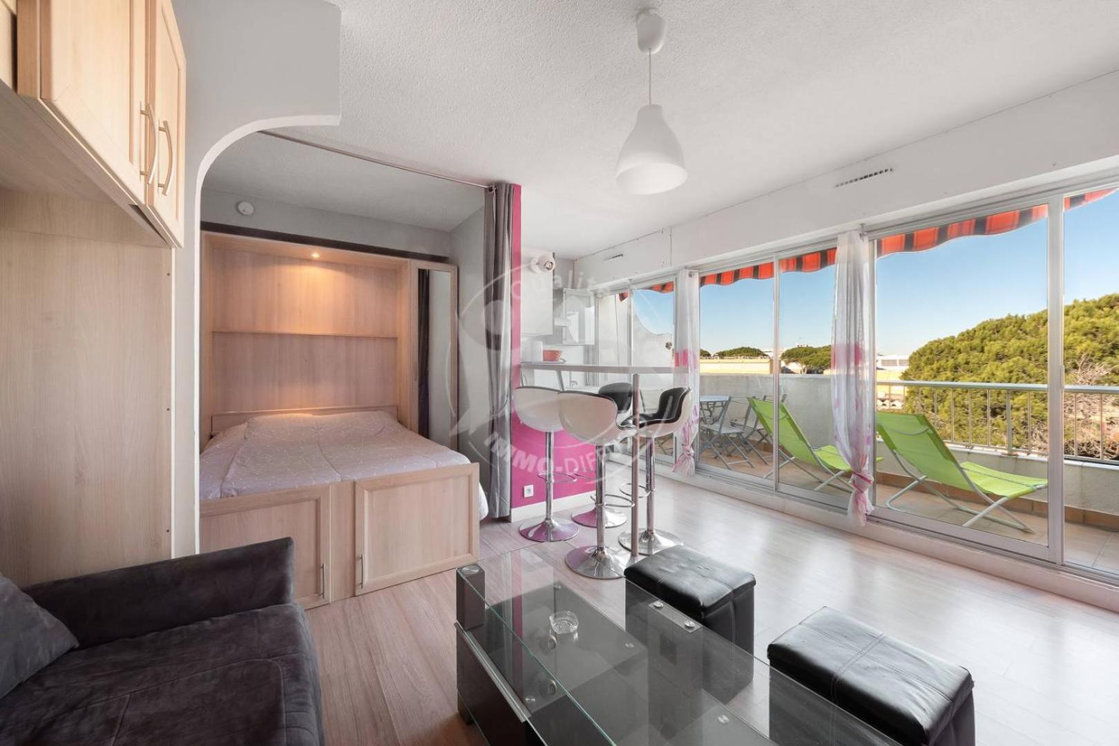 AS9557 - Studio vue sur la mer avec parking privé proche centre ville Le Grau-du-Roi Exterior foto